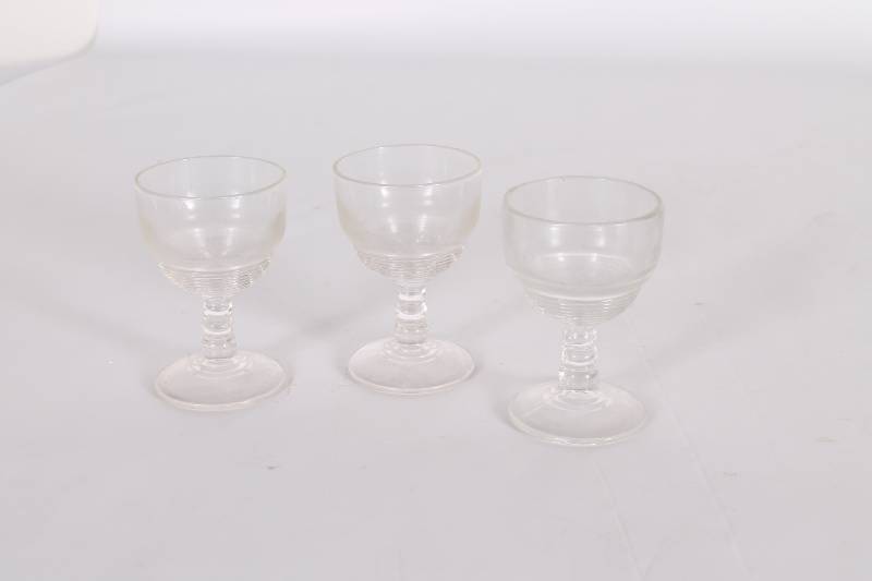 Set of (3) Vintage Glass Egg Cups...
