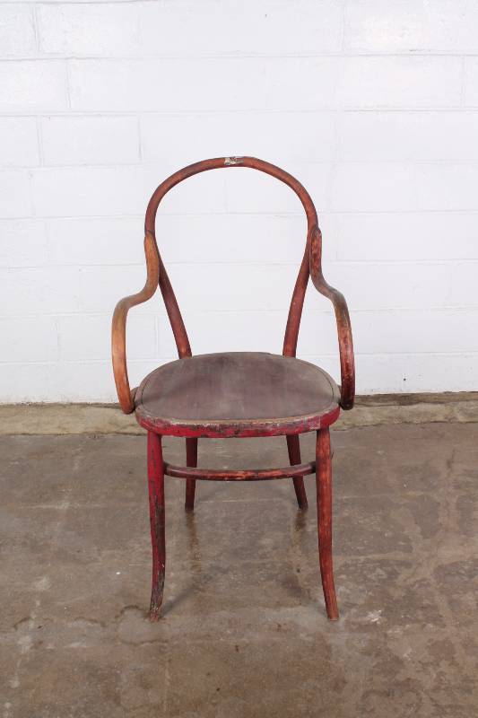 Vintage mid Century Bentwood Arm Ch...