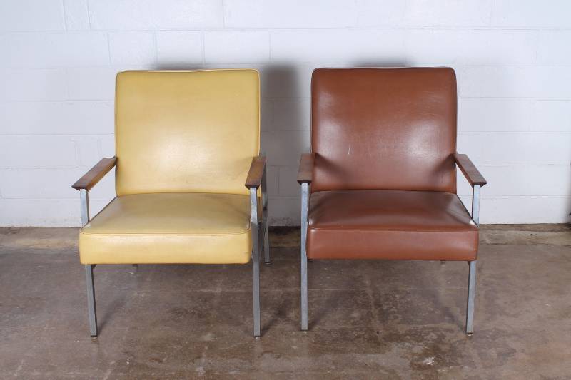 Set of (2) Vintage Side Office Chai...