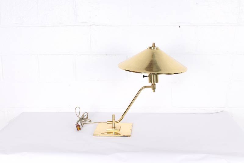 Vintage Mid Century Brass Desk Lamp...
