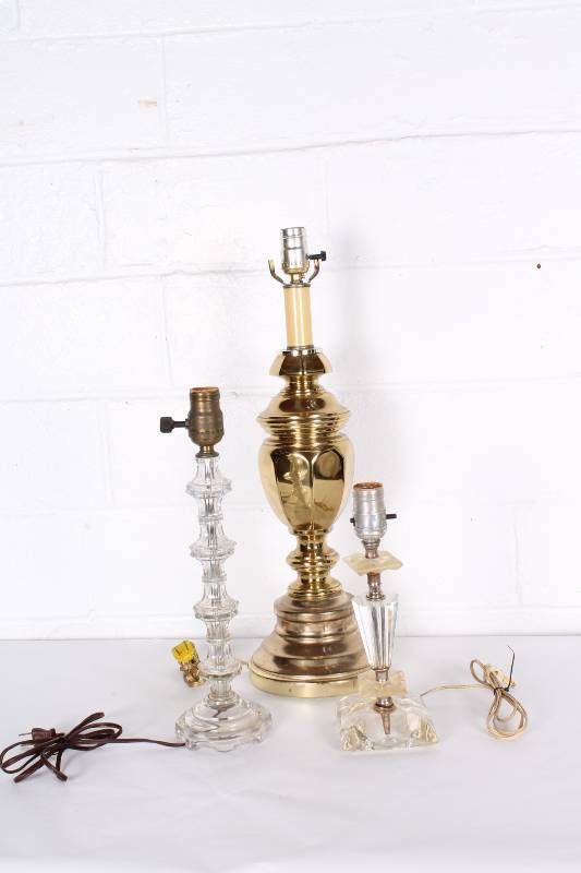Lot of (3) Vintage brass and Small ...