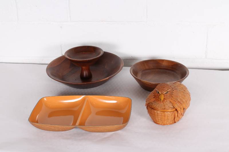 Lot of Vintage Mid Century Wood Ser...