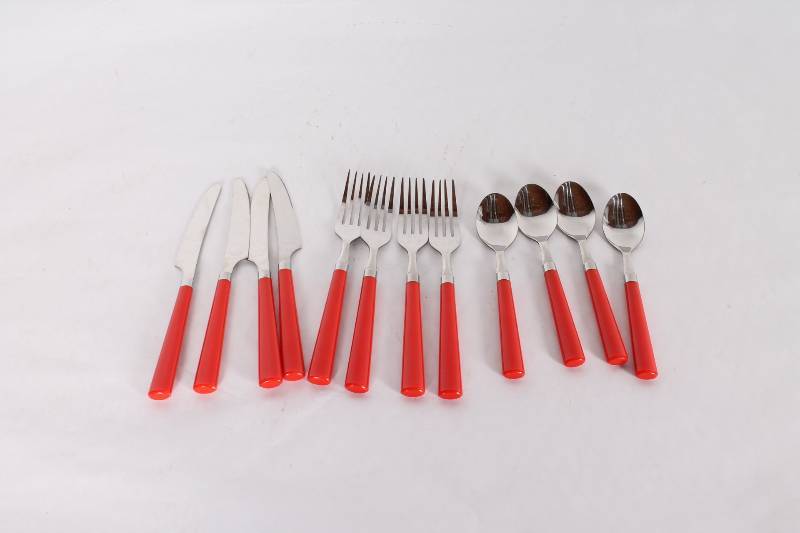 Set of Stainless Silverware with Re...