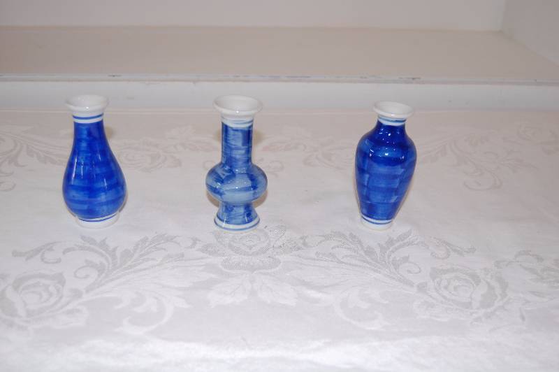 Set of 3 Minature Vases