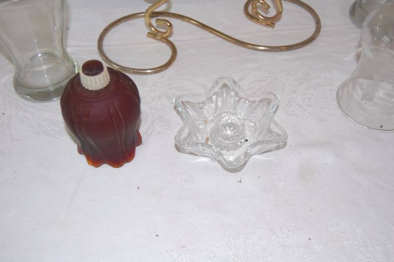Glass Candle Holders