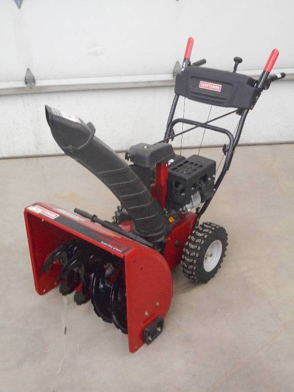 lot 5 image: Like New Craftsman Two-Stage 24 Sn...