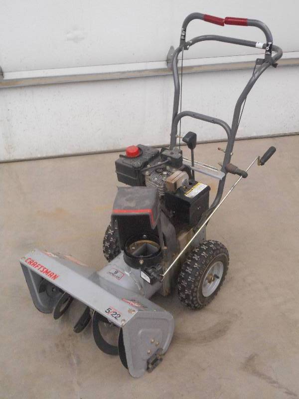 lot 7 image: Craftsman 522 Two-Stage Snowblower...