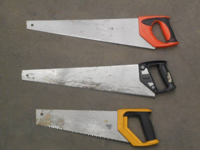 lot 22 image: Lot Of (3) Wood Saws ...