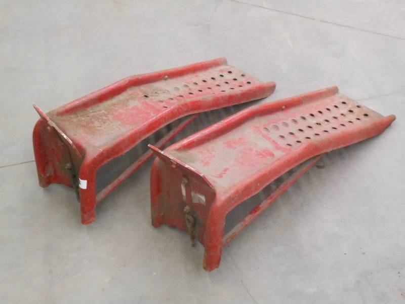 lot 92 image: Set Of Steel Car Ramps ...