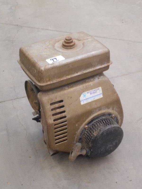 lot 99 image: Wisconsin-Robin Gas Engine ...