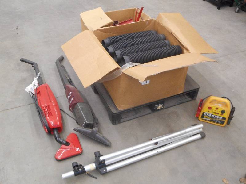 lot 119 image: Pallet Lot (2) Floor Vacuums, (1) ...