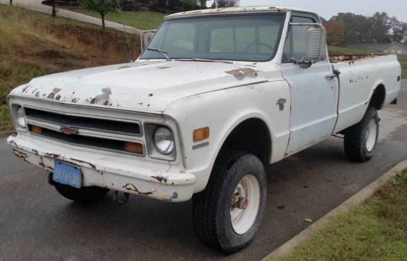1968 Chevrolet K-10 Long Bed 4x4 with 327 and 3 on the tree