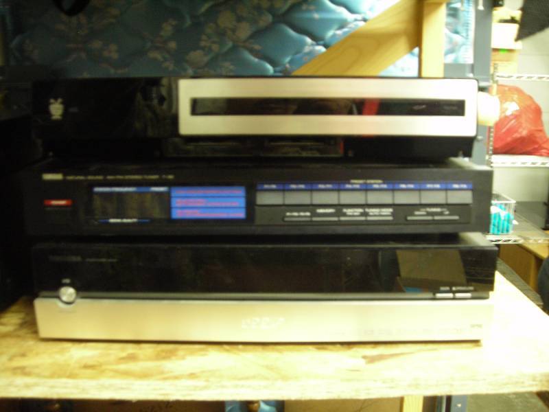 Yamaha T-32 AMFM Stereo Tunner, Toshiba HD DVD Player, TIVO HD Recorder