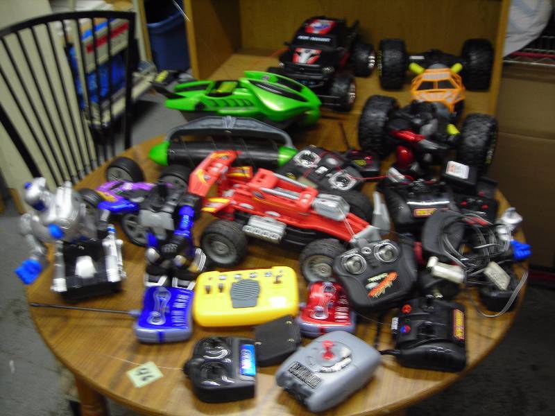 Box Lot Of R-C Car & Other Toy Items