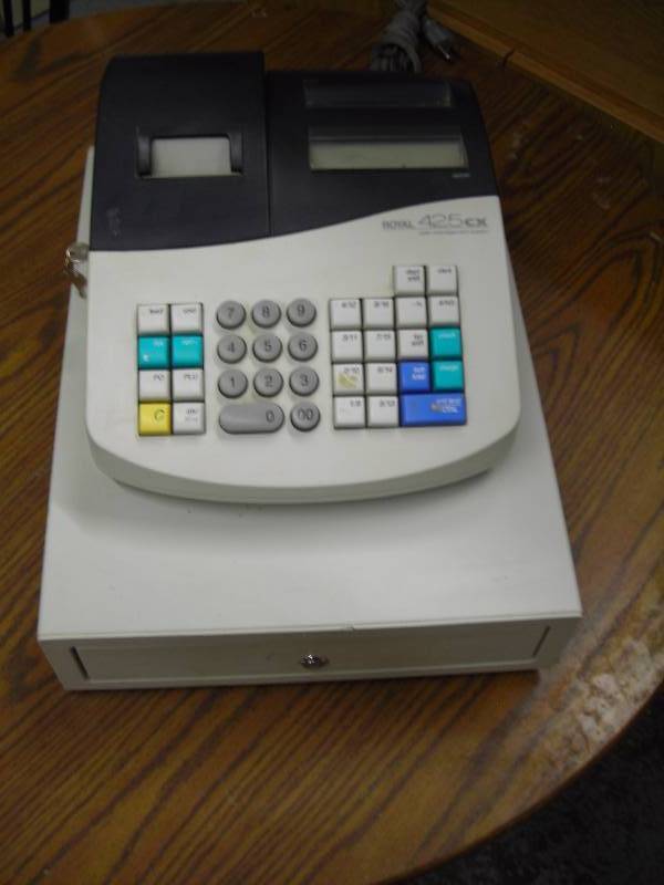 Royal 25-CX Cash Register Works