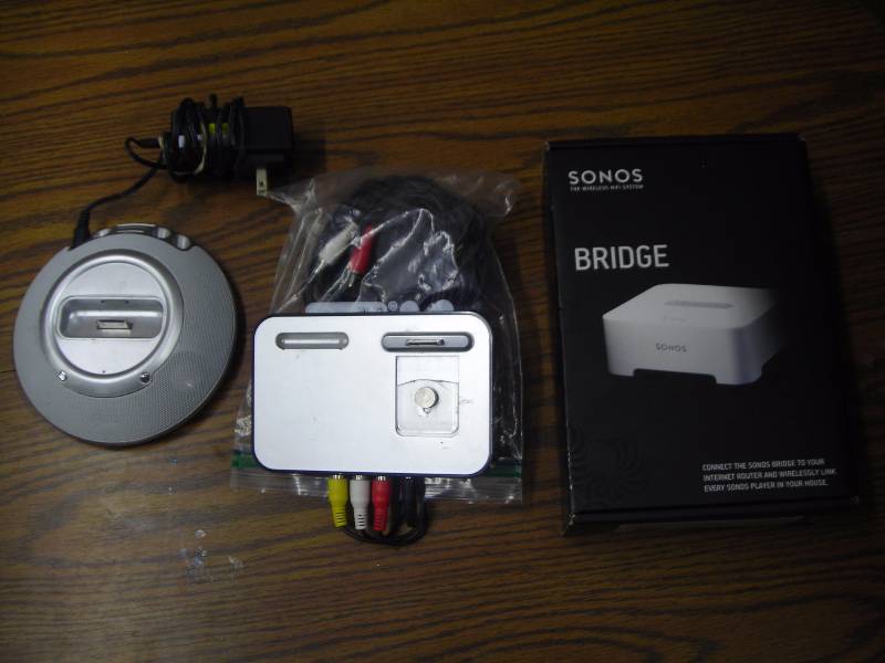2- IPod Docks, Sonos Bridge