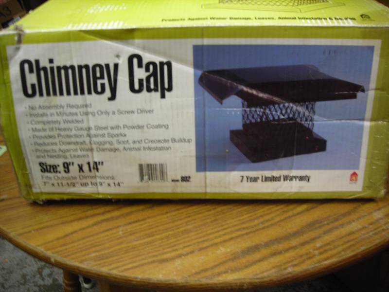 New 9 x 14 Chimney Cap