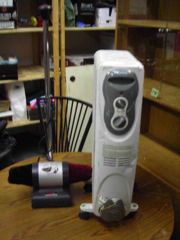 Pelonis Electric Portable Heater, Shoe Polisher