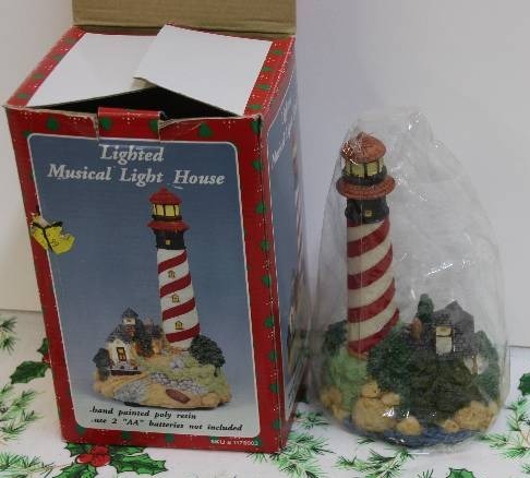 Lighted Musical Lighthouse
