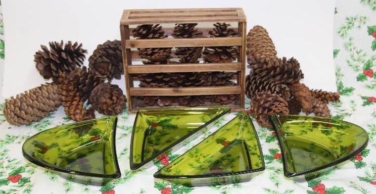 Pine Cones & Serving Pieces