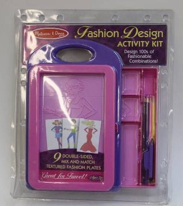 Melissa & Doug Fashion Design Activity Kit