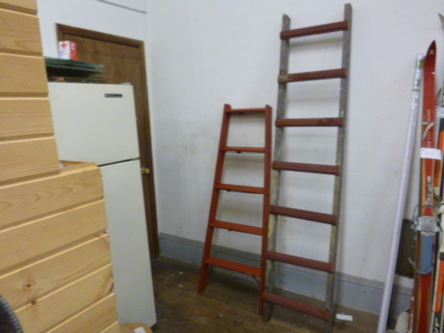 2 Wood Ladders