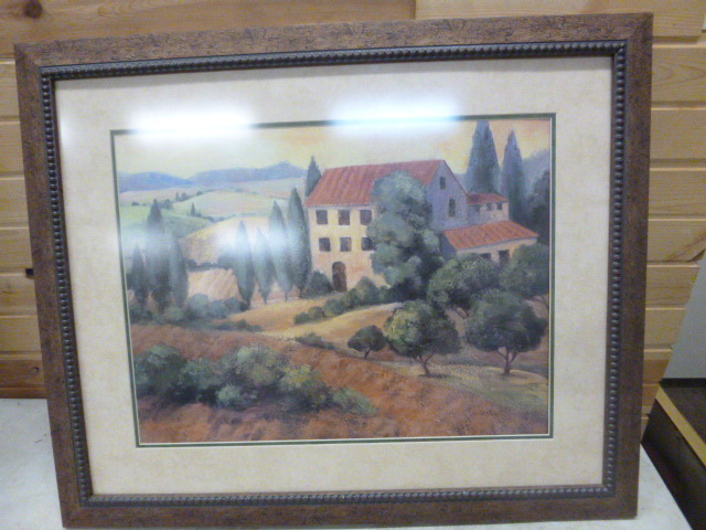 Wood Framed Countryside Print