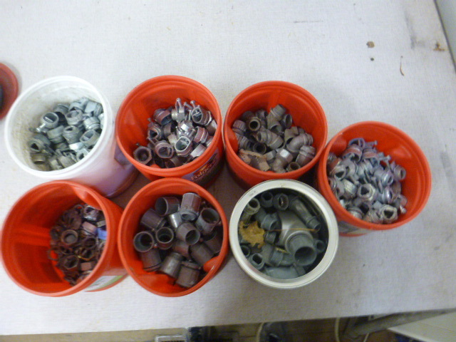 Large Lot of Conduit Connectors