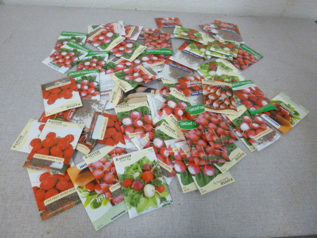 Large Lot of Radish Seeds