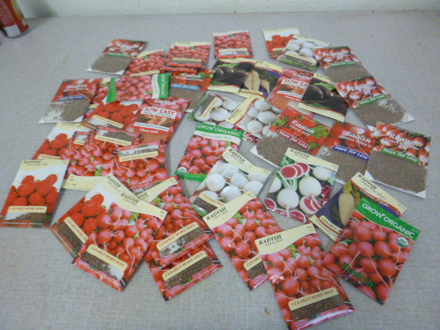 Large Lot of Radish Seeds