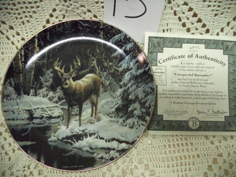 lot 15 image: Bradford Exchange Colletor Plate