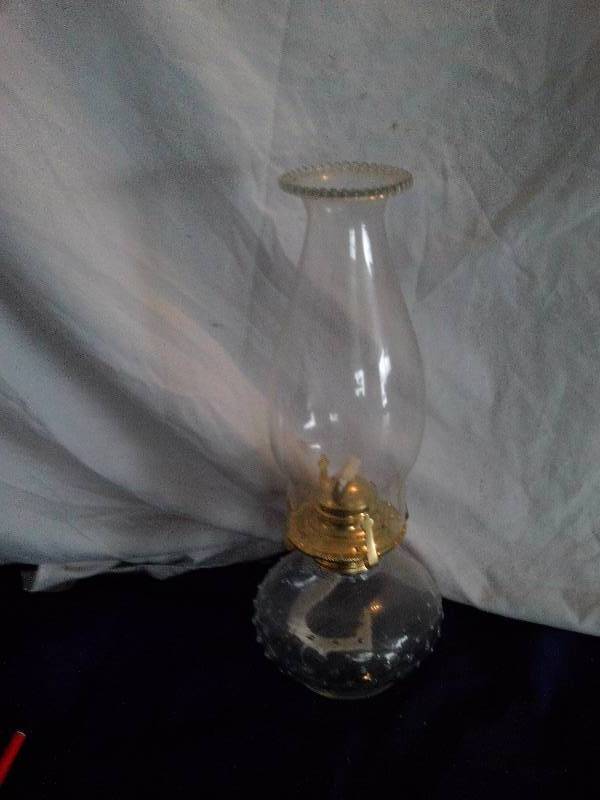 glass oil lamp