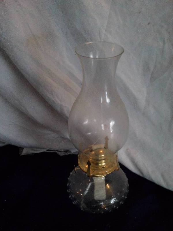 glass oil lamp