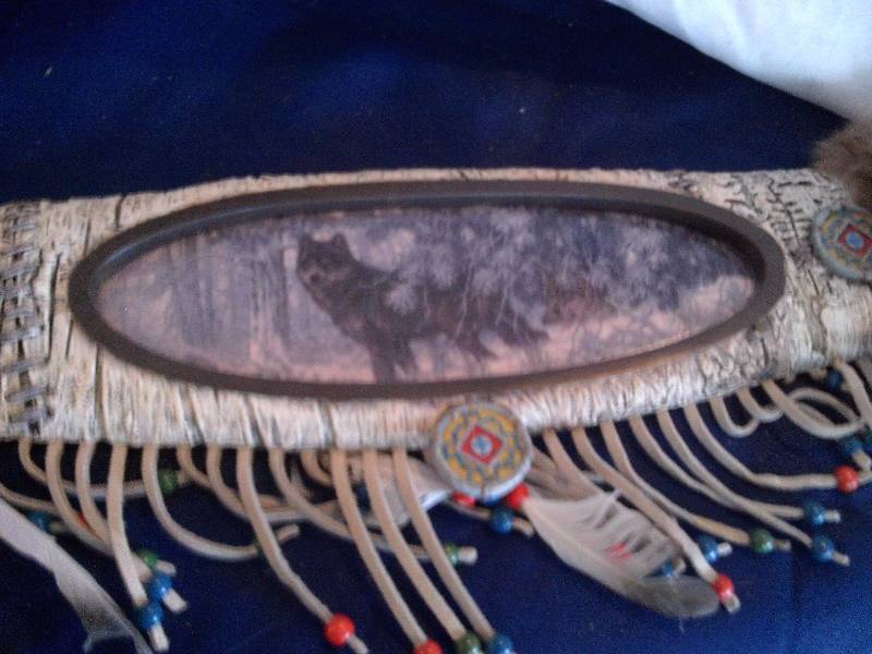 silent snows indian wall hanging