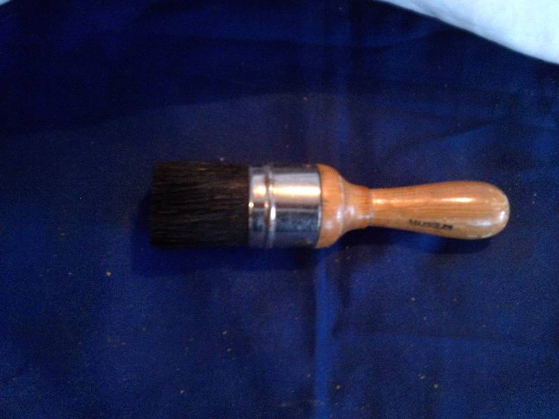 vintage stencil brush