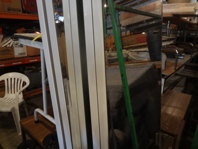 lot 65 image: Beveled Mirror Bi-fold Doors
