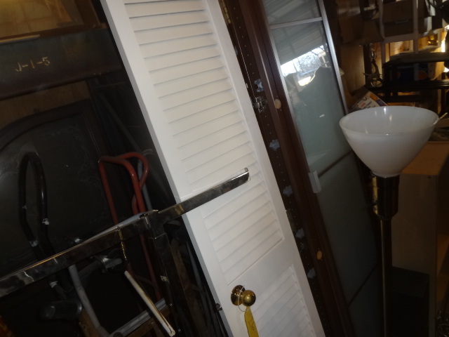 lot 96 image: White Shutter Closet door