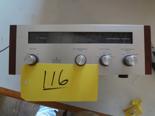 lot 116 image: Vintage Reverb Unit