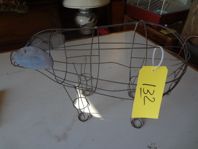 lot 132 image: Metal Pig