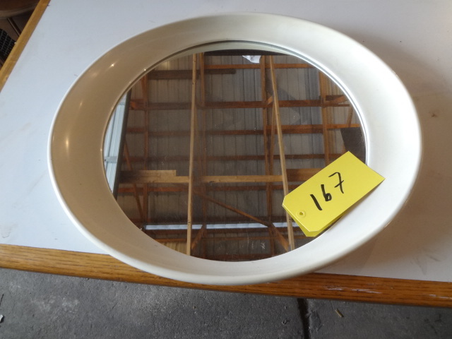 lot 167 image: Oval Dish Mirror