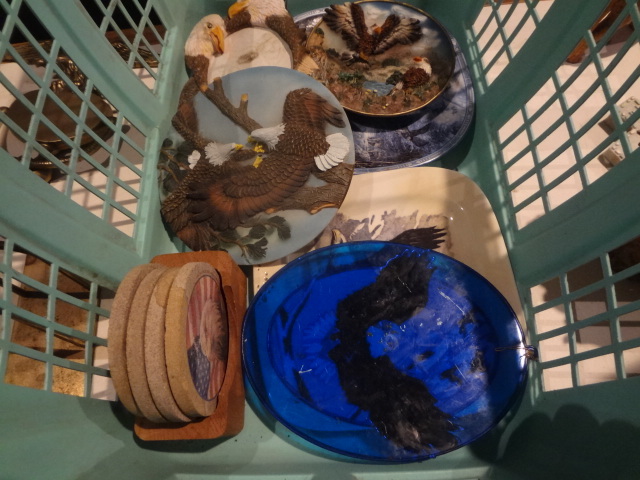 lot 173 image: 20 some Eagle Plates and frames