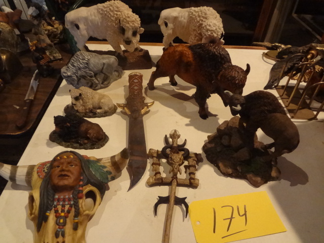 lot 174 image: Herd of Buffalo