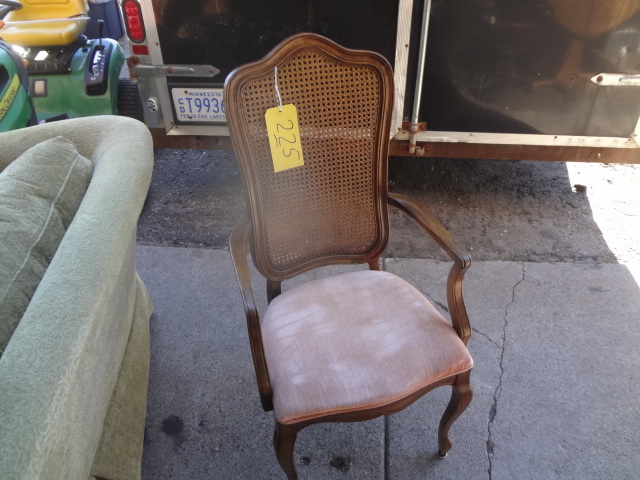 lot 225 image: Cane Back Chair