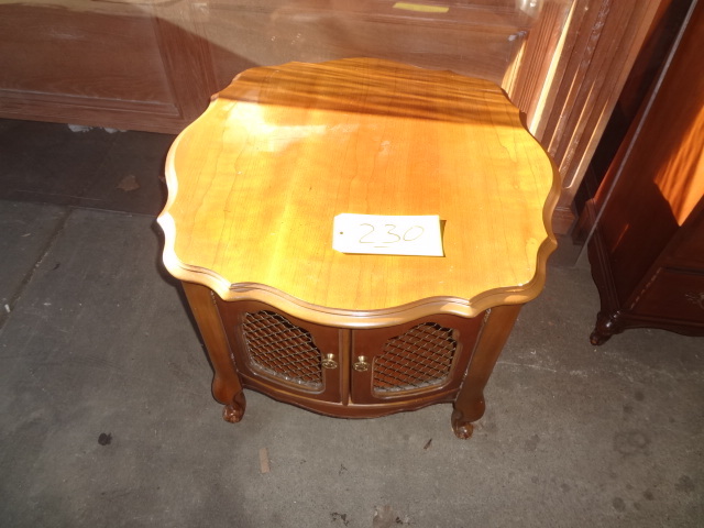 lot 230 image: Mesh Front Side table