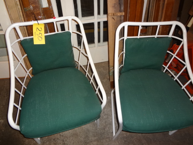 lot 250 image: Metal Chairs