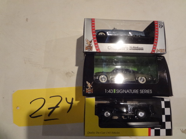 lot 274 image: 3 143rd Scale Cars