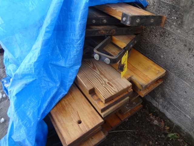 lot 303 image: 3 Sections of Bleachers