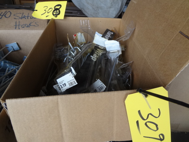 lot 309 image: Lot of Peg Board Hooks