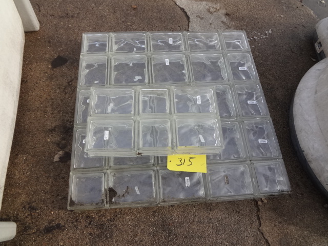 lot 315 image: Glass Bricks