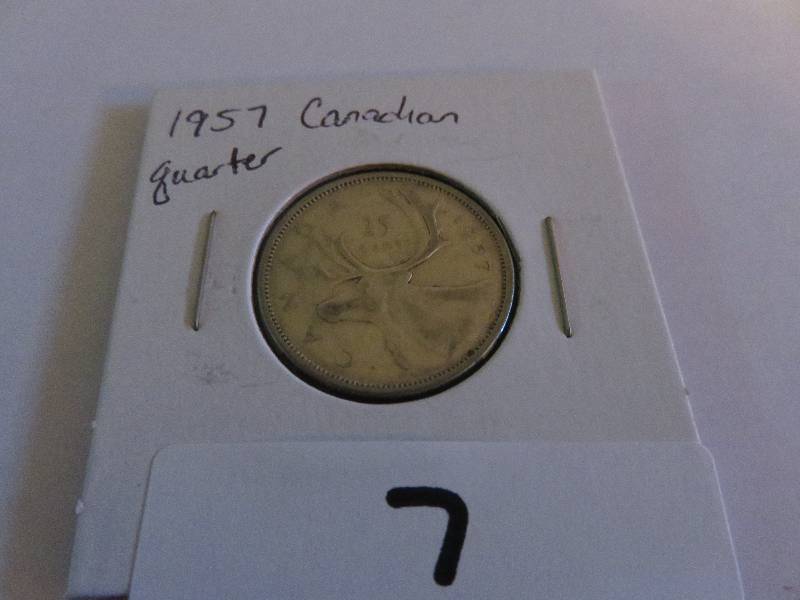 1957 Canadian Quarter